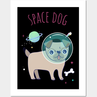 Space Dog Posters and Art